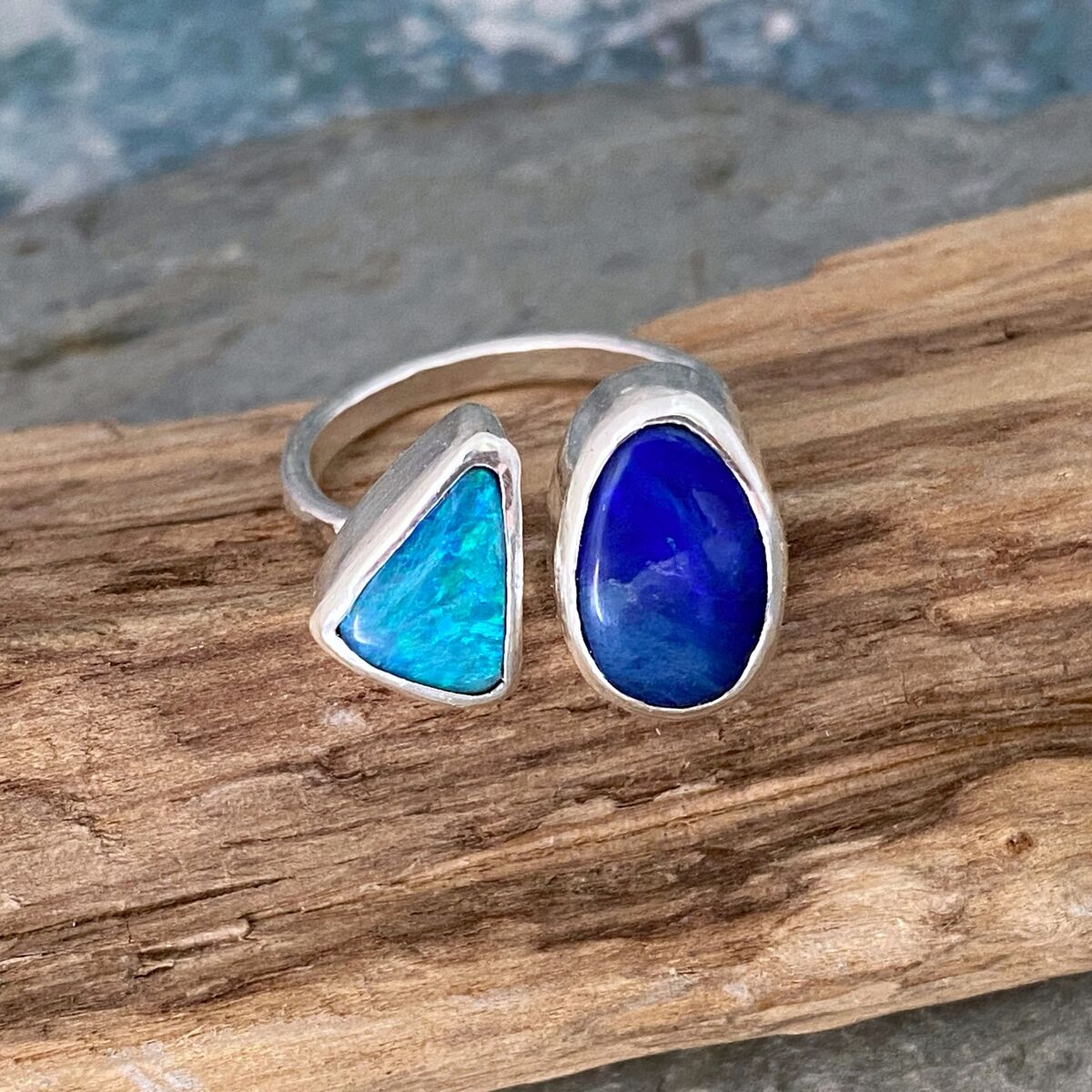 Double Opal ring 3 Double Opal ring 3
