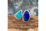 Double Opal ring