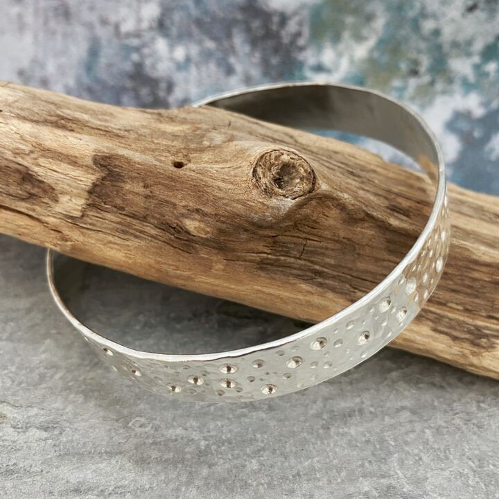 Solid sterling silver bangle 3