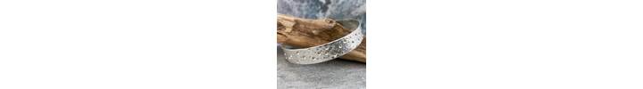 Solid sterling silver bangle