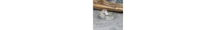 Wide silver ring band 3