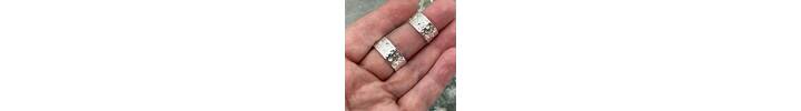 Wide silver ring band 2