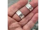 Wide silver ring band 2
