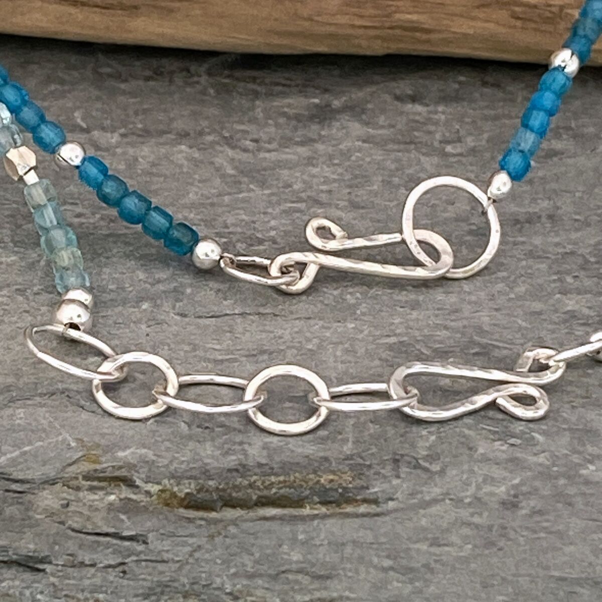 Apatite bead necklace 5 Apatite bead necklace 5