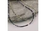 Delicate blue sapphire necklace 3