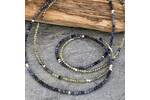 Delicate blue sapphire necklace 2