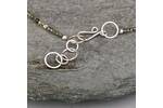 Delicate blue sapphire necklace 4