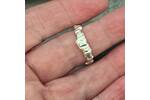 One of a kind organic silver ring 4