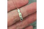 One of a kind organic silver ring 3