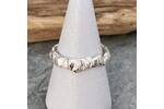 One of a kind organic silver ring 2