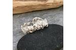 Chunky organic textured ring band 3