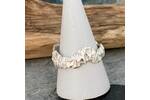 Chunky organic textured ring band 2