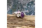 Purple and pink sapphire ring 2