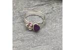 Purple and pink sapphire ring 5