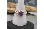 Purple and pink sapphire ring 6