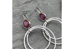 Ruby earrings