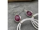 Ruby earrings 2