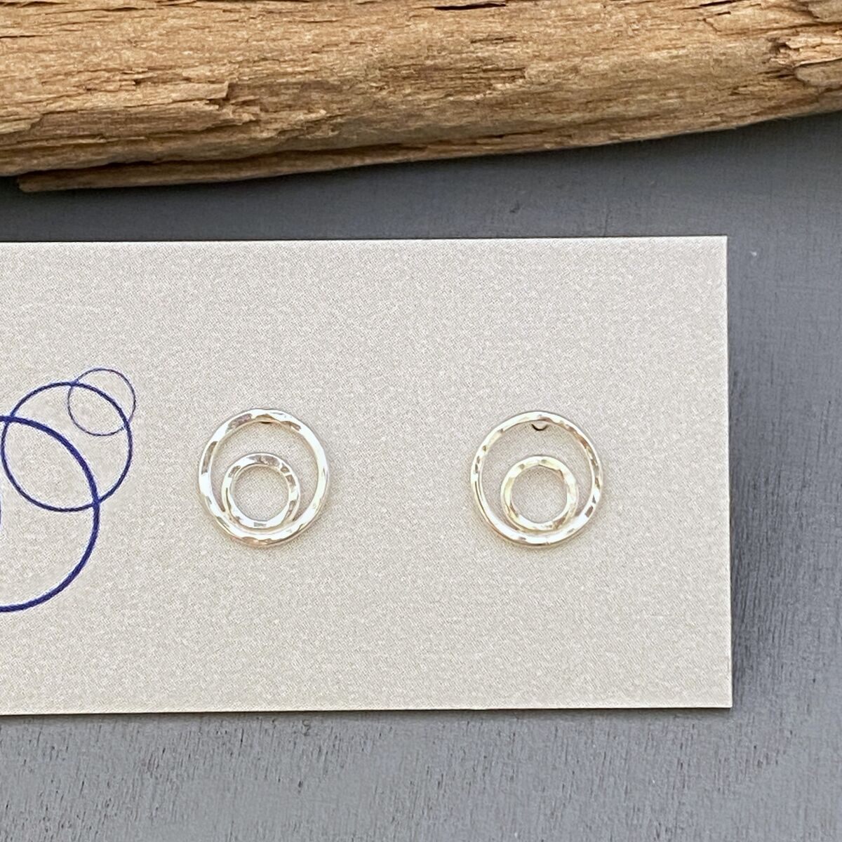 Tiny circle stud earrings 2 Tiny circle stud earrings 2