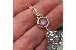 Rosecut Ruby bubbles pendant 5