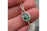 Green Apatite necklace 2