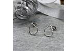 Small silver stud earrings 6
