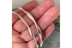 Twisted silver bangle 2