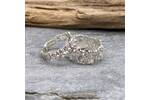 Heavily textured sterling silver ring 6