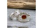 Wide silver ring band 5