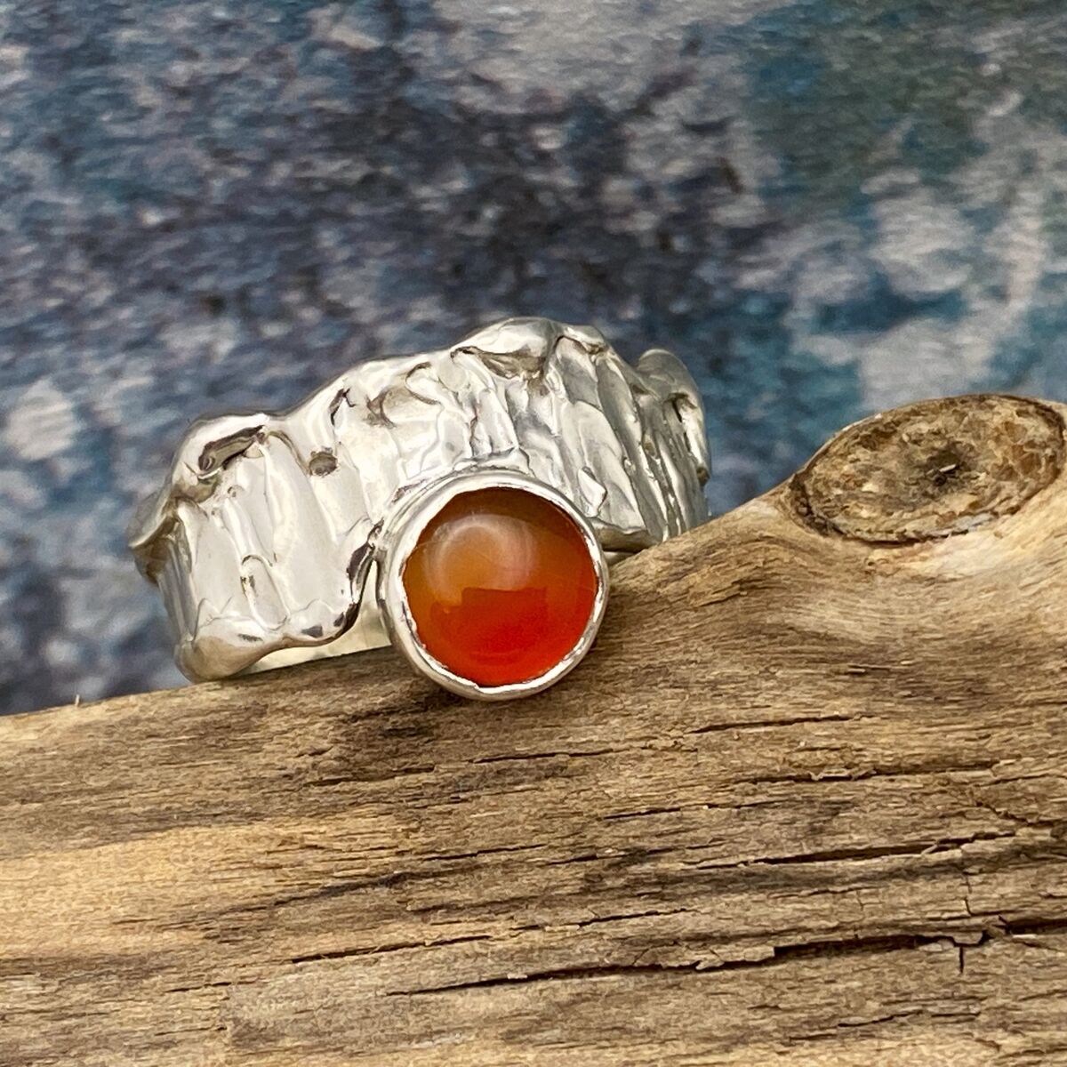 Orange garnet ring 3 Orange garnet ring 3