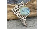 Opalised wood necklace