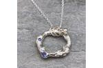 Tanzanite pendant necklace