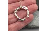 Pink sapphire necklace 3