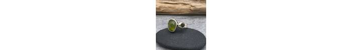 Vesuvianite and Tourmaline ring