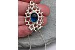 Kyanite and silver pendant 3