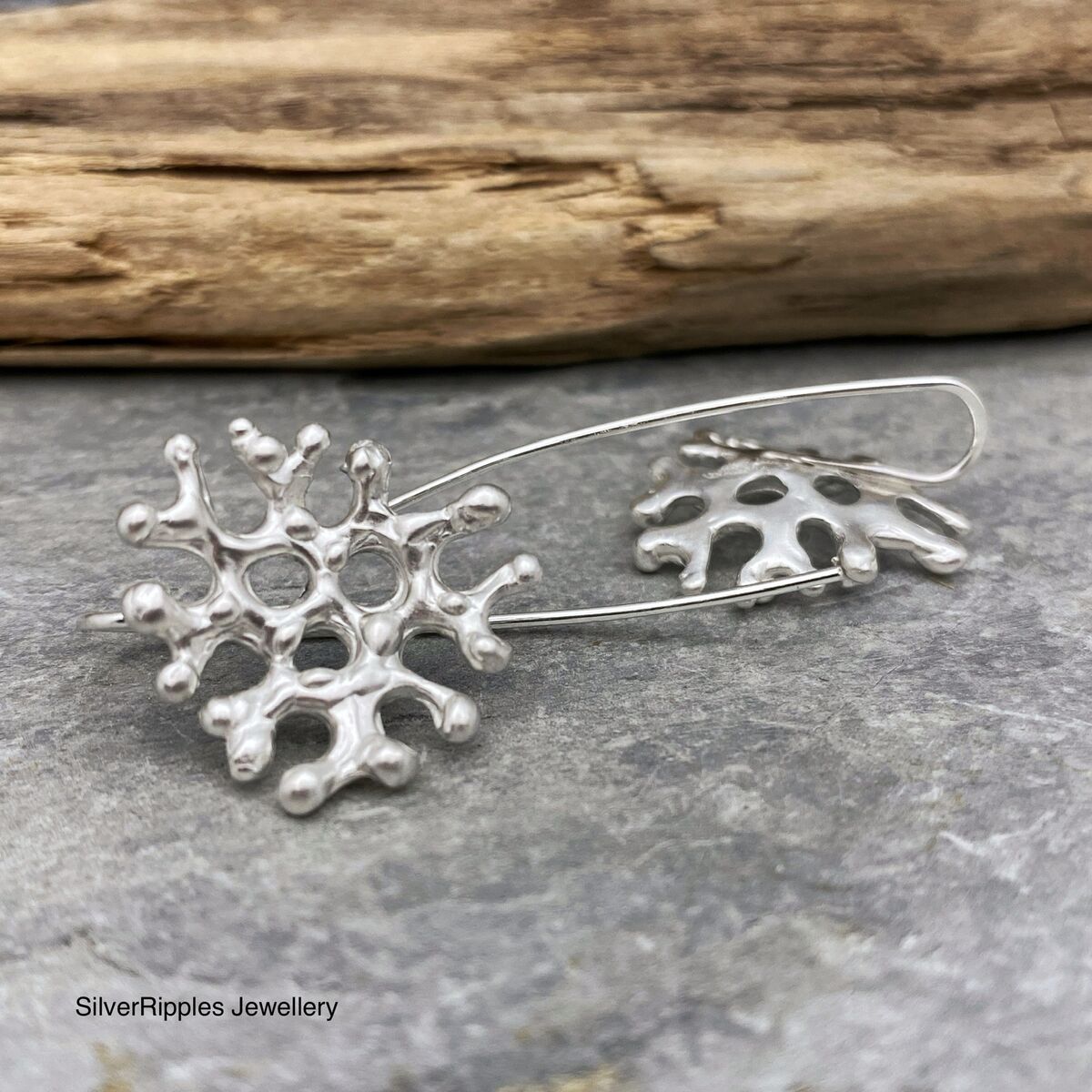 Sterling silver threader earrings 2 Sterling silver threader earrings 2