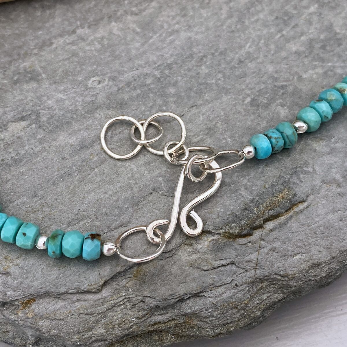 Turquoise and silver necklace 5 Turquoise and silver necklace 5