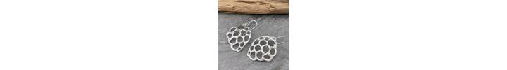Sterling silver shell inspired earrings 2