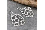 Sterling silver shell inspired earrings 3