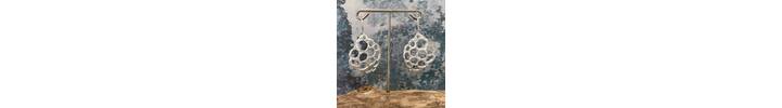 Sterling silver shell inspired earrings 4