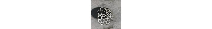 Sterling silver shell inspired earrings
