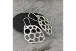 Sterling silver shell inspired earrings