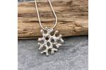 Silver ocean inspired pendant 3
