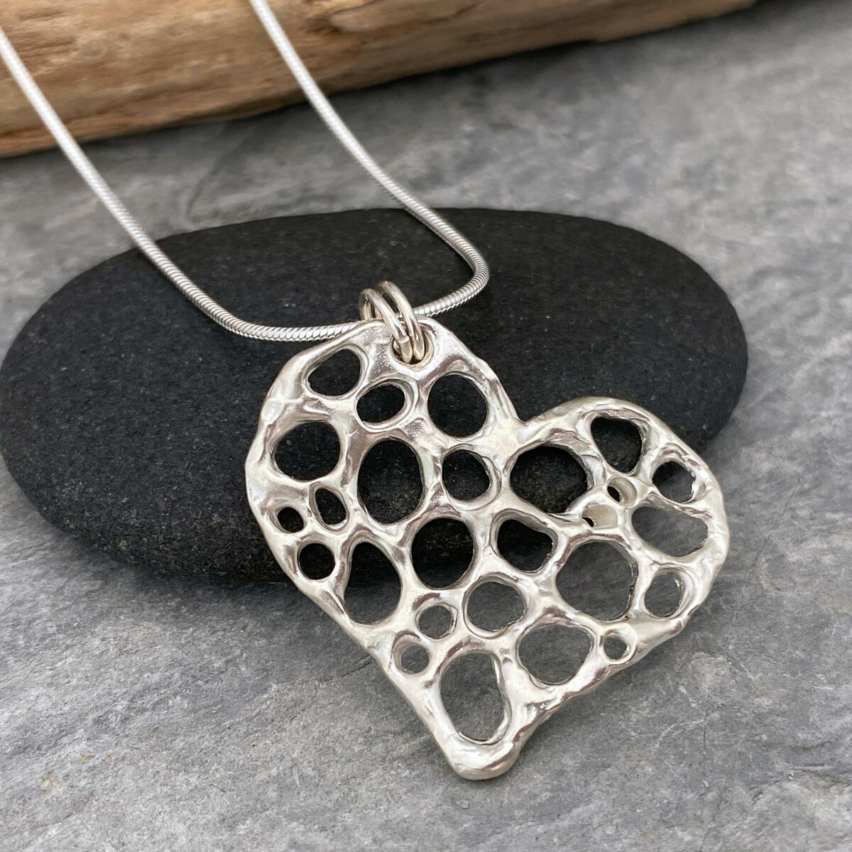 Silver heart necklace Silver heart necklace