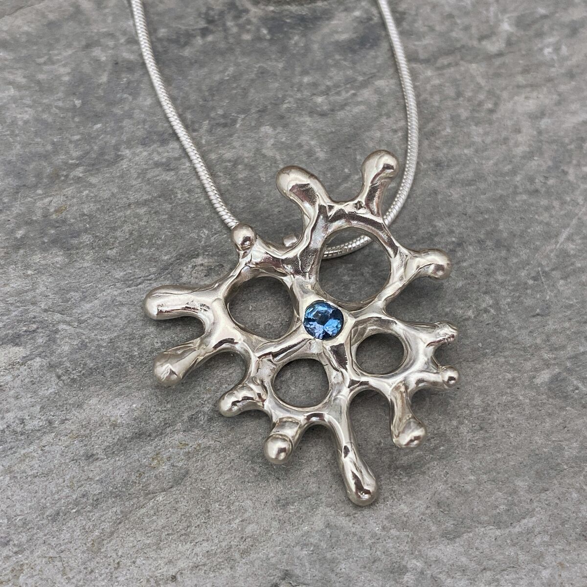 Silver coral like pendant Silver coral like pendant