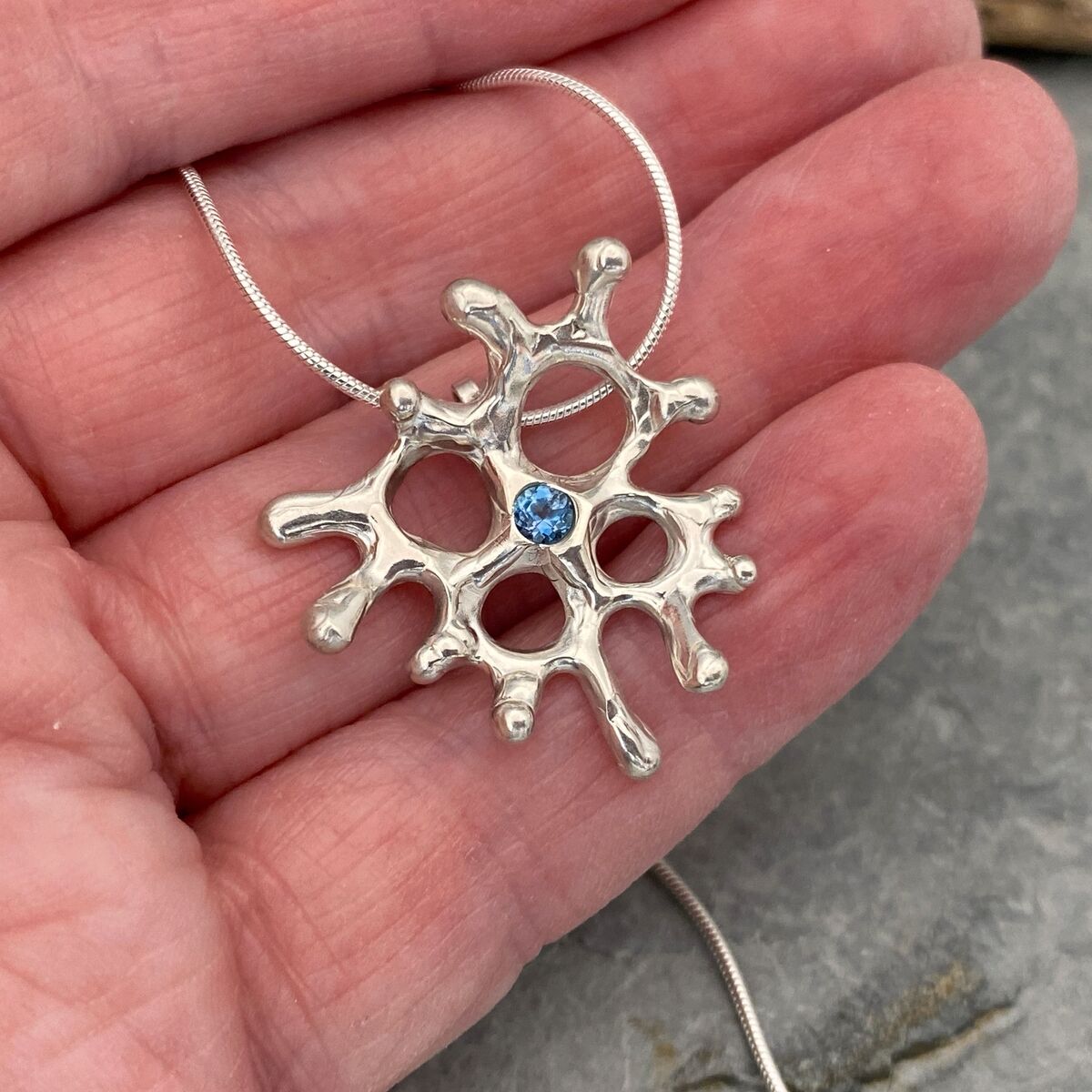 Silver coral like pendant 2 Silver coral like pendant 2