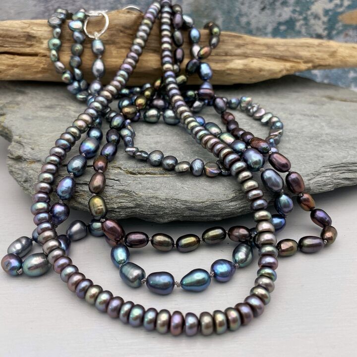 Pearl choker necklace 7