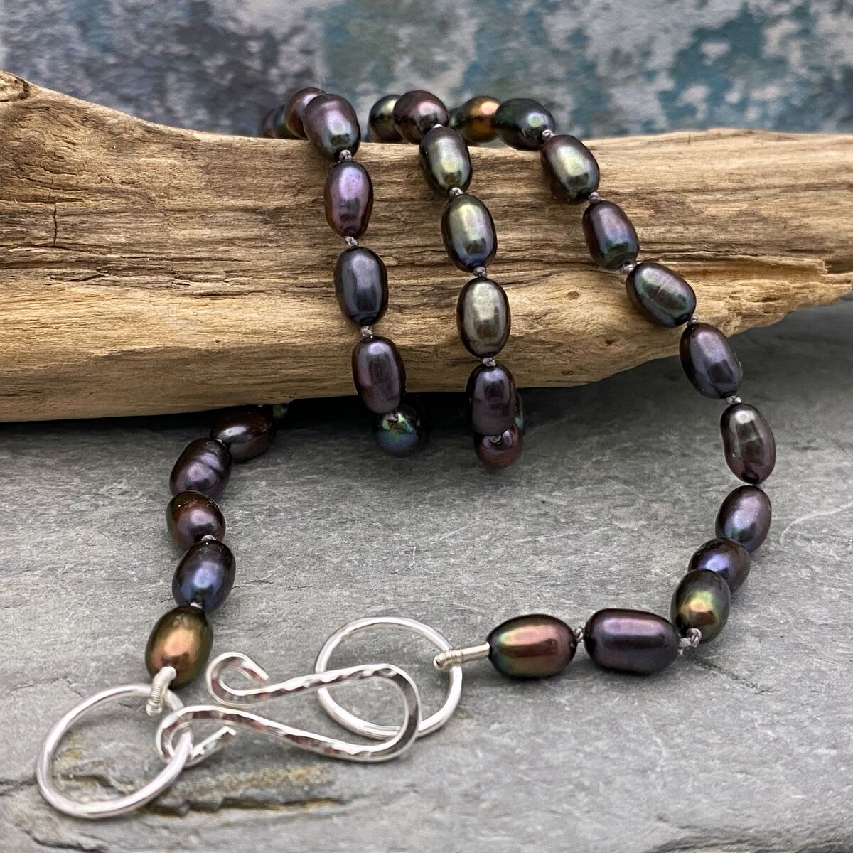 Black pearl necklace 3 Black pearl necklace 3