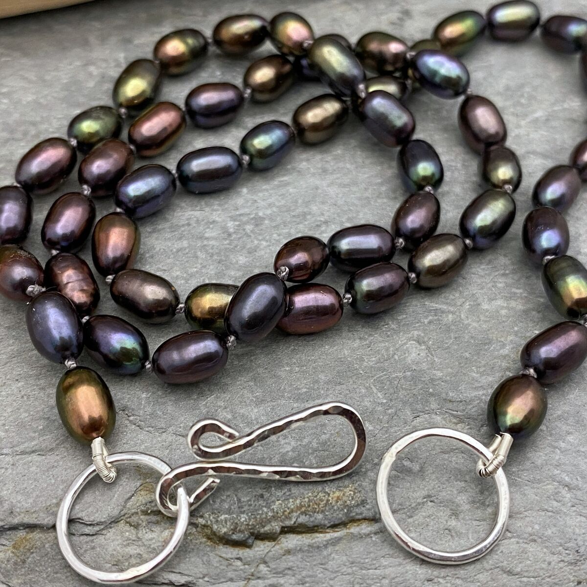 Black pearl necklace 2 Black pearl necklace 2