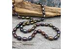 Black pearl necklace