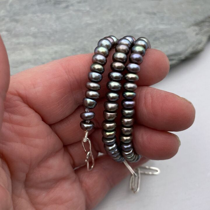 Pearl choker necklace 6